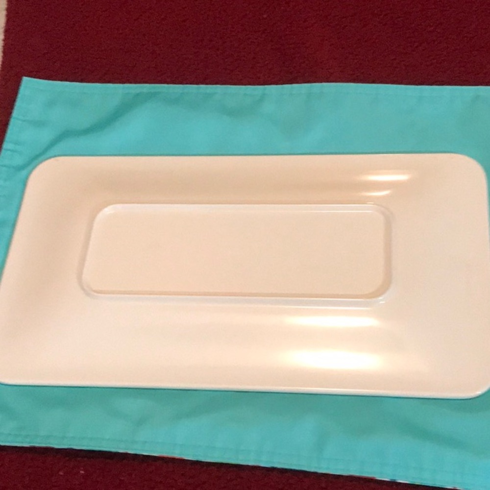 Isabella de Borchgrave lemon and  leaves platter melamine - Picture 5 of 7
